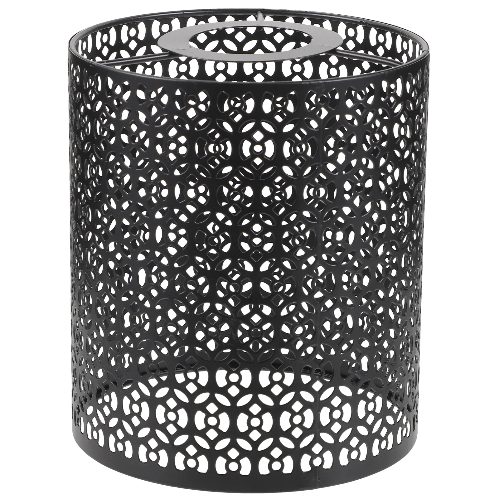 

Hollow Out Lamp Shade Flower Carving Metal Ceiling Light Cover Decorative Pendant Iron Wire Lampshade For Home Bar Hotel