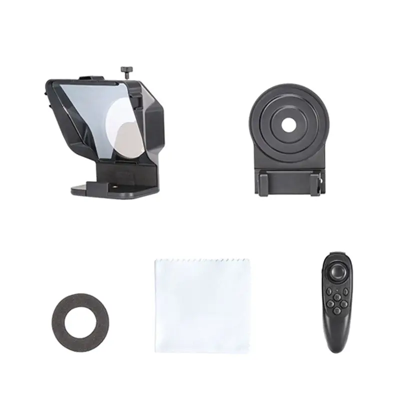 ELECT-Portable Teleprompter For Smartphones With Remote Control Phone Holder  For Video Recording & Live Streaming