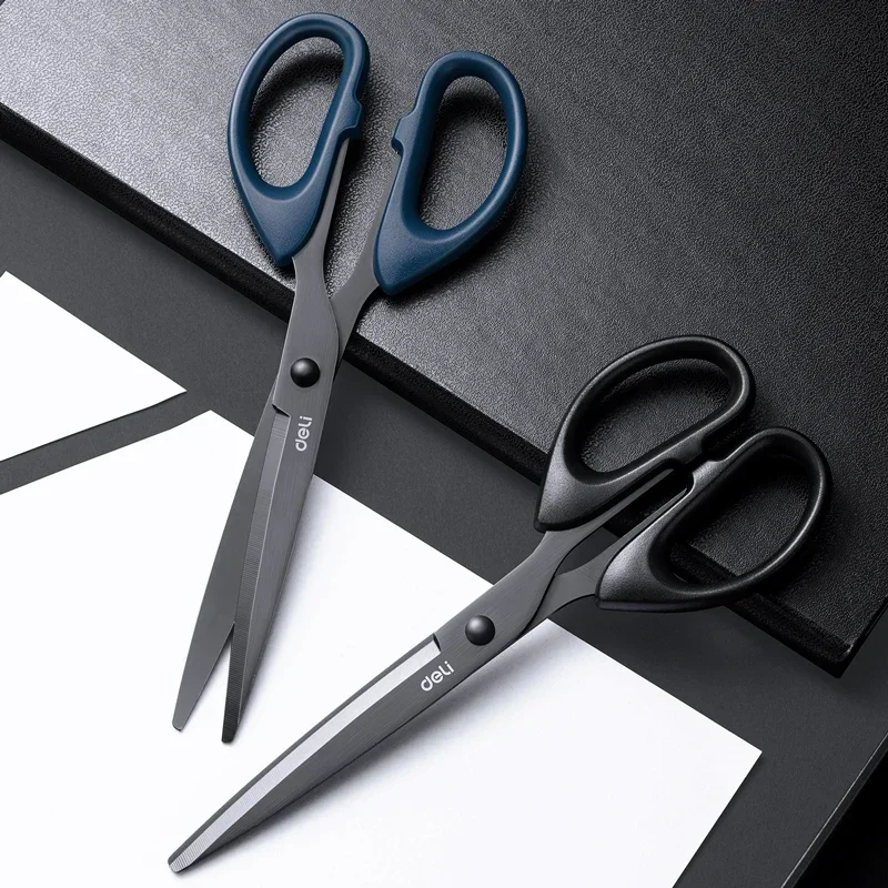 M&G Black Blade Scissors 160/180mm Rust Proof Sharp Student Paper Cuttings Scissors Tailor Scissors Household Office Supplies