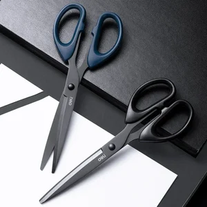 M&G black blade scissors 160/180mm, rust, sharp, paper cut for students, tailor scissors, home office supplies 6 Main sales scissors sewing - №4