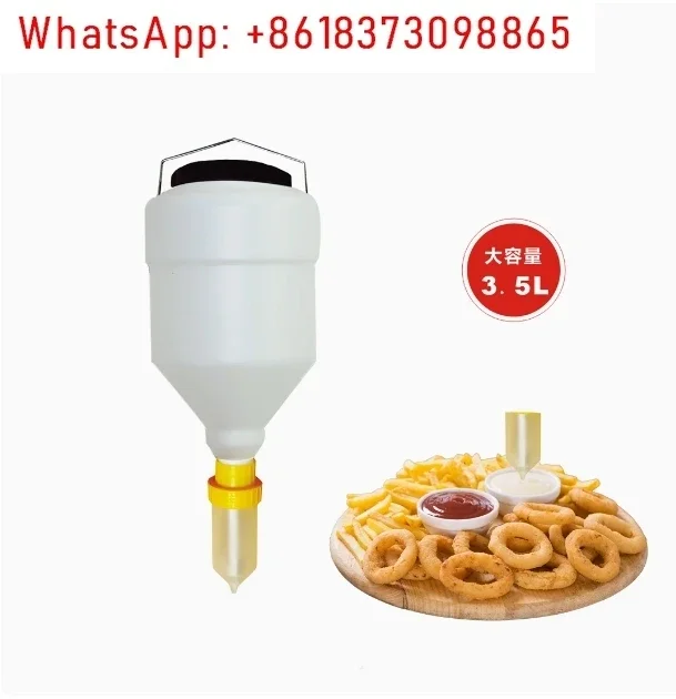 Hanging Squeeze Bottle Inverted Sauce Pump Hanging Inverted Sauce Pot Jam Squeeze Bottle Tomato Salad Sauce Bottle 3.5L  5.5L