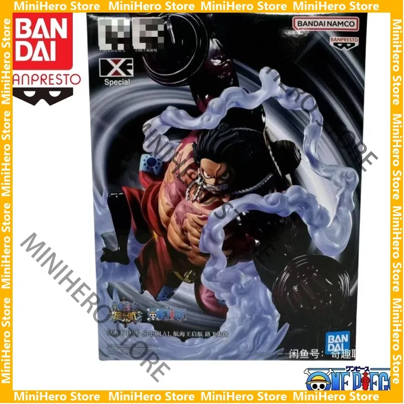 

In Stock Original Bandai Banpresto One Piece Luffy Action Figure 1/8 PVC Display Collectible