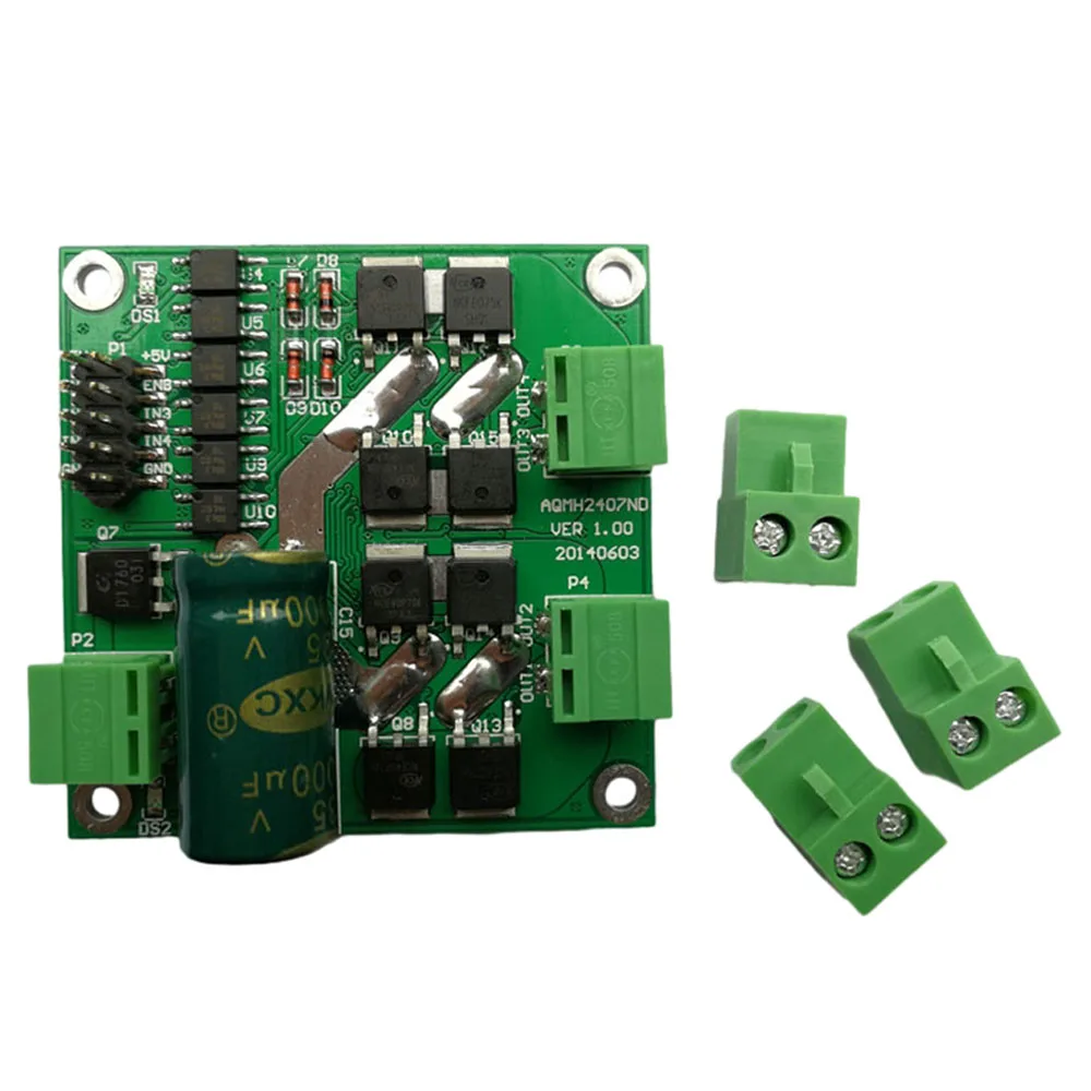 12V 24V Motor Drive Board H-bridge Motor Speed Controller Module Forward Reverse Rotation Motor Controller for Arduino Smart Car