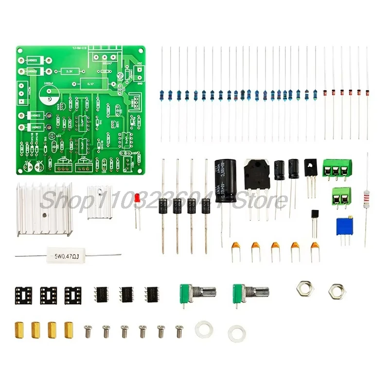 0-30V Adjustable DC Regulated Power Supply DIY Kit 2mA-3A Electronic Short Circuit Current Limiting Protection