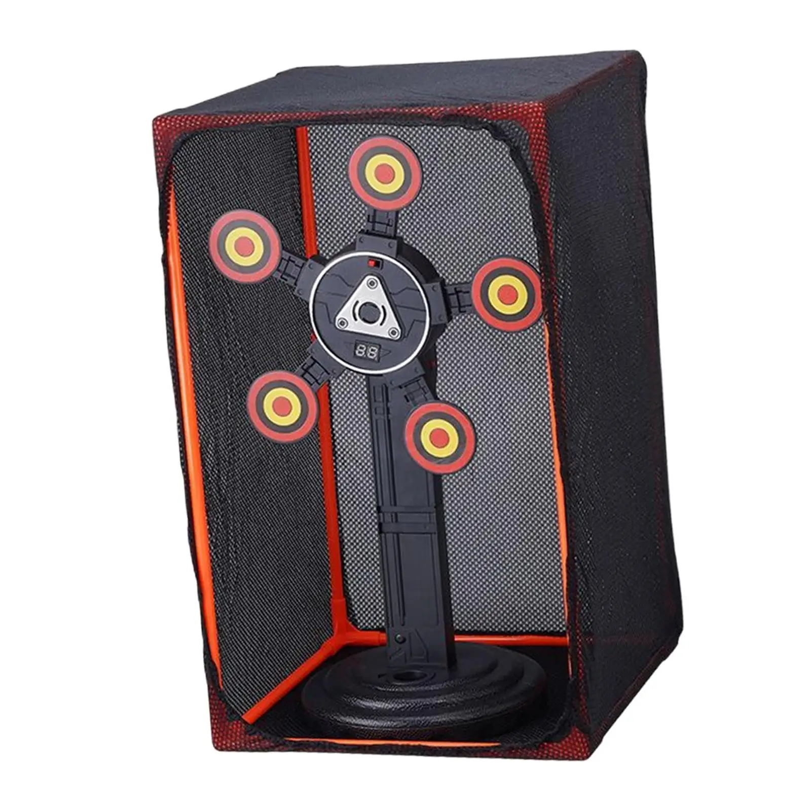 Scoring Target Electric Rotating Auto Reset Toy for Accuracy Training Game in Backyard or Home
