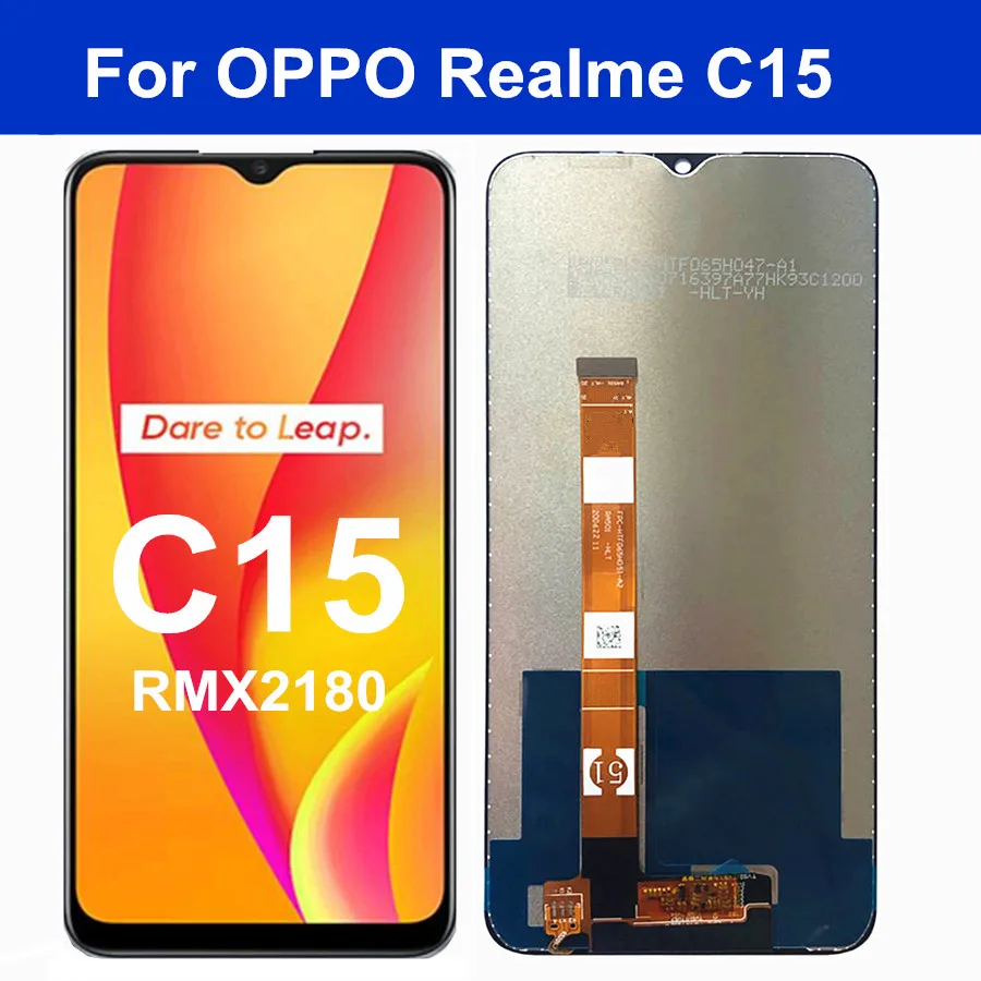 

6,5 "для OPPO Realme C15 RMX2180 ЖК-дисплей, сенсорная панель, экран, датчик Digiziter в сборе для Oppo Realme C15, замена lcds