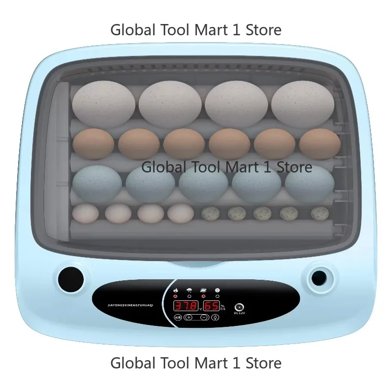 

Fully Automatic Dual Power Supply 9 Eggs Inc-ubator Cheap Small Egg Incub-ator Chicken Egg Inc-ubator 220V/110V