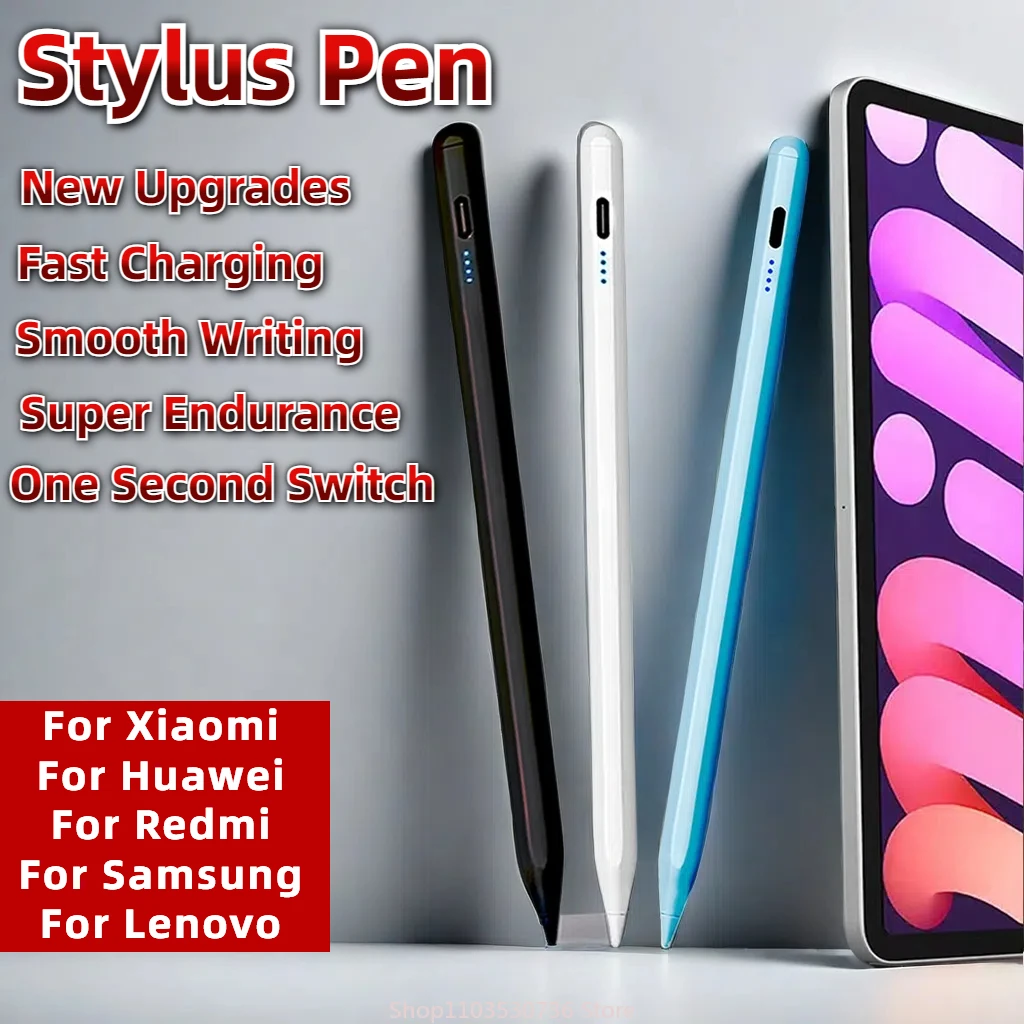 

for xiaomi Pad 5 Stylus Pen For Samsung Pad without Palm Rejection Tilt,for Honor Redmi Pad pen for All Android Tablet Phone Pen