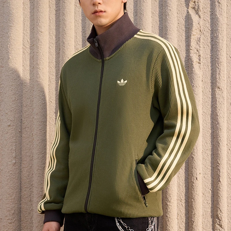 Adidas genuine clover men's fashionable classic casual sports jacket KZ2914