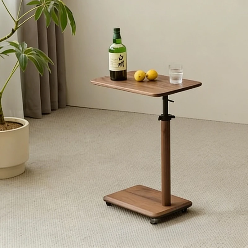 All solid wood can be lifted and turned over side table, sofa side table small coffee table, bedroom bedside table