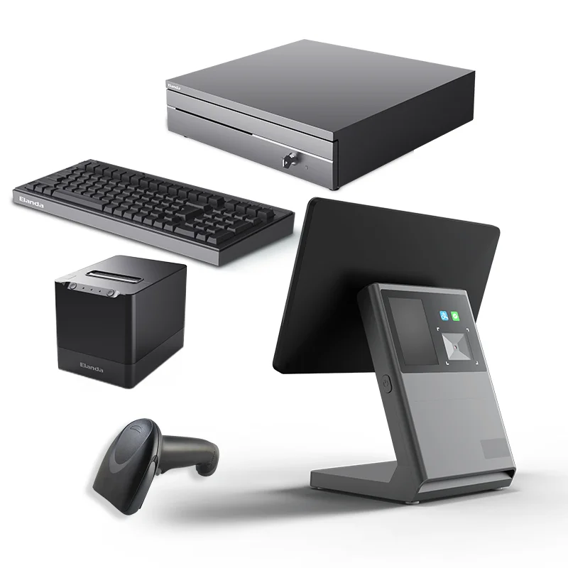 Restaurant Mini Tap Pay Epos System POS Android Desktop Android Terminal POS with QR Code Scanner