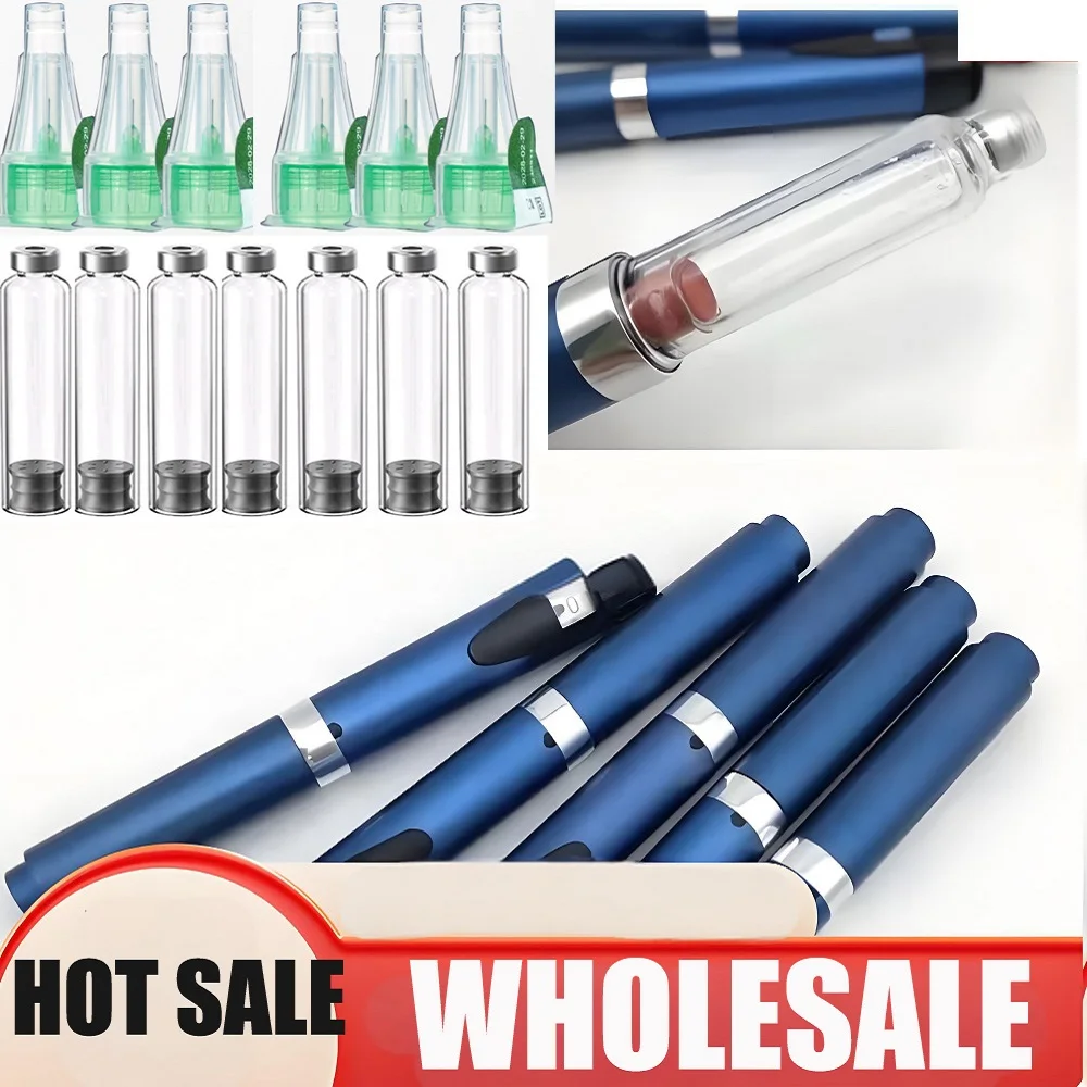 

Набор ручек для татуировки Magic Pen, 3 мл, пустые кассетные картриджи для бутылок, медицинская эстетика, совместимые с инсулиновой ручкой Lilly