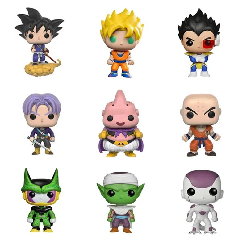 Dragon Ball Super Action Figures Son Goku Vegeta Buu Krillin Cell Piccolo Torankusu Blue Goku God Doll Super Saiyan Model Toys