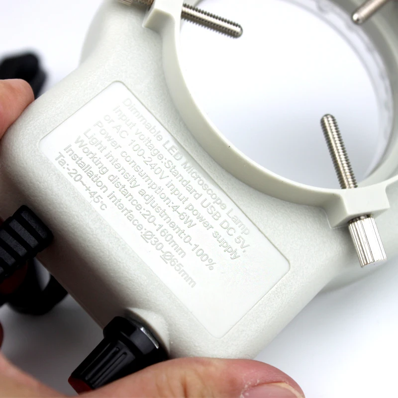 USB LED Ring Light Illuminator Lamp Industry Monocular Binocular Trinocular Stereo Video Microscope Lens Camera Magnifier