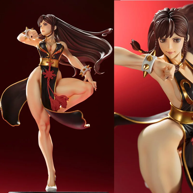 (In Stock) 1/7 Chun Li BATTLE COSTUME Unpainted Unassembled GK Anime Figure Diy White Resin Model Kit (W_2530) - view 3