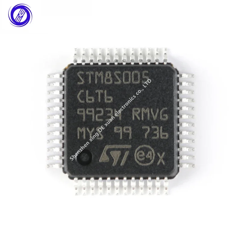 Original genuine STM8S005C6T6 LQFP-48 8S005 16MHz/32KB flash memory/8-bit microcontroller-MCU