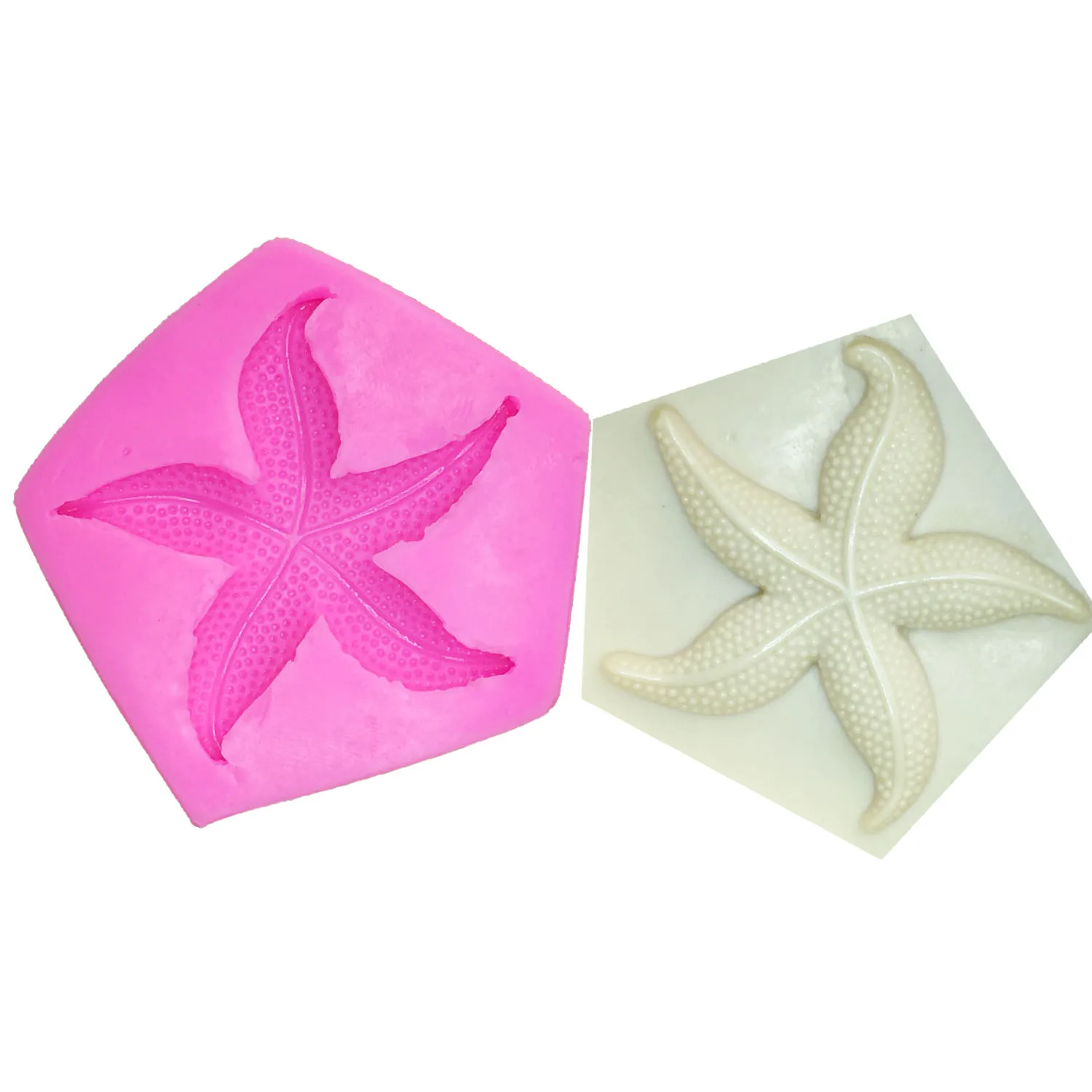 

M0412 Starfish cooking tool wedding decoration tools Silicone Mould baking Fondant Sugar Craft DIY Cake candy