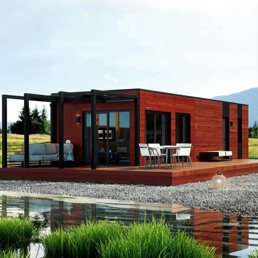 Modular Container Homes Prefabricated Tiny Homes 40ft 20ft Expandable Container House Luxury House Folding Room Garden Rooms