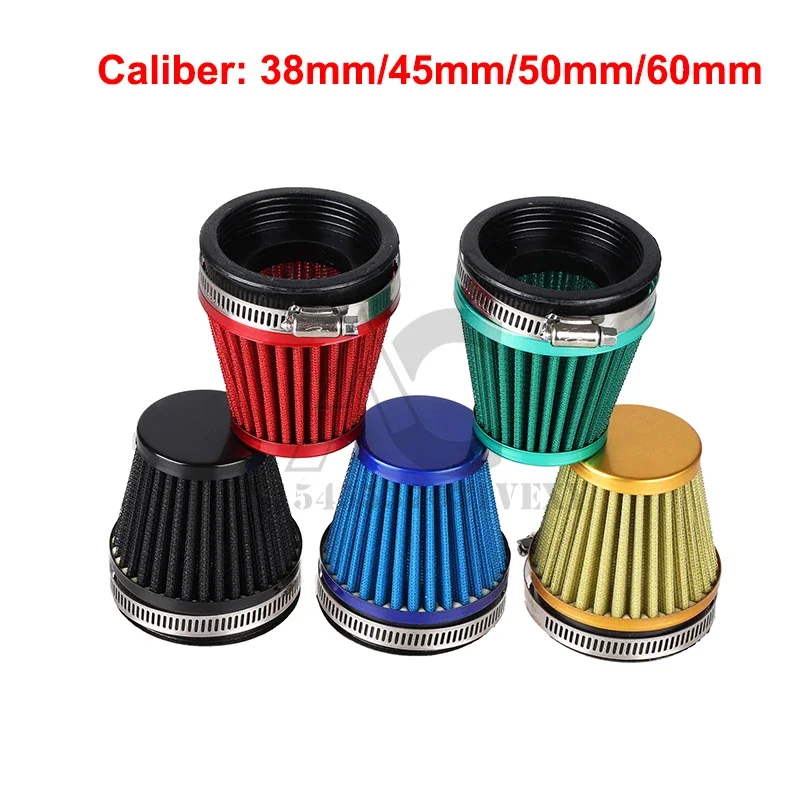 

38 мм 45 мм 50 мм 60 мм очистка воздушного фильтра мотоцикла для двигателя 110cc 125cc 150cc 250cc 450cc мотоцикла ATV Dirt Bike