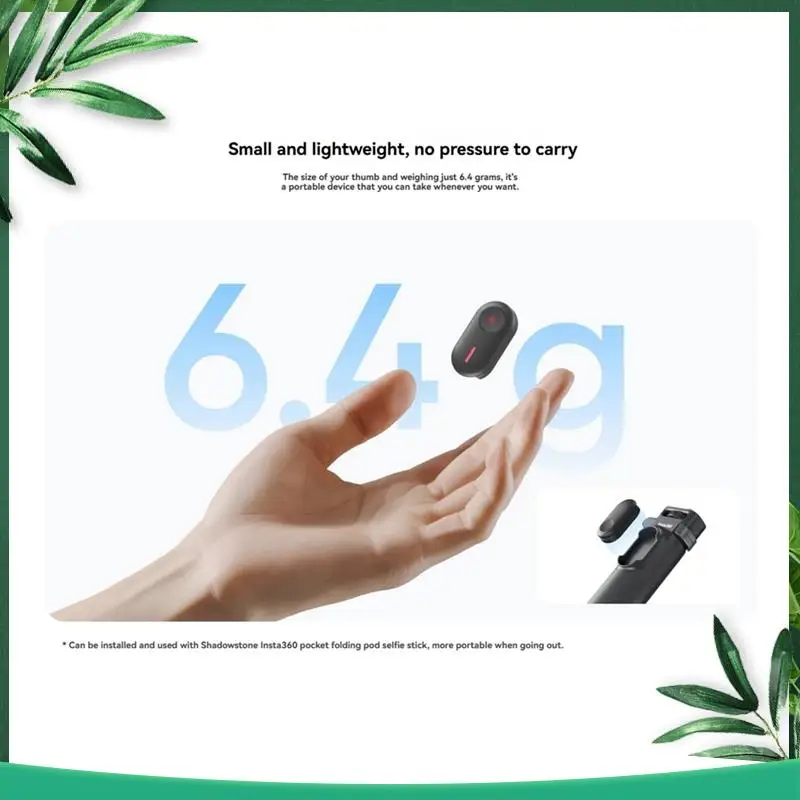(NEW) Mini Remote Control 33Ft 10M Controller For Insta 360 X4