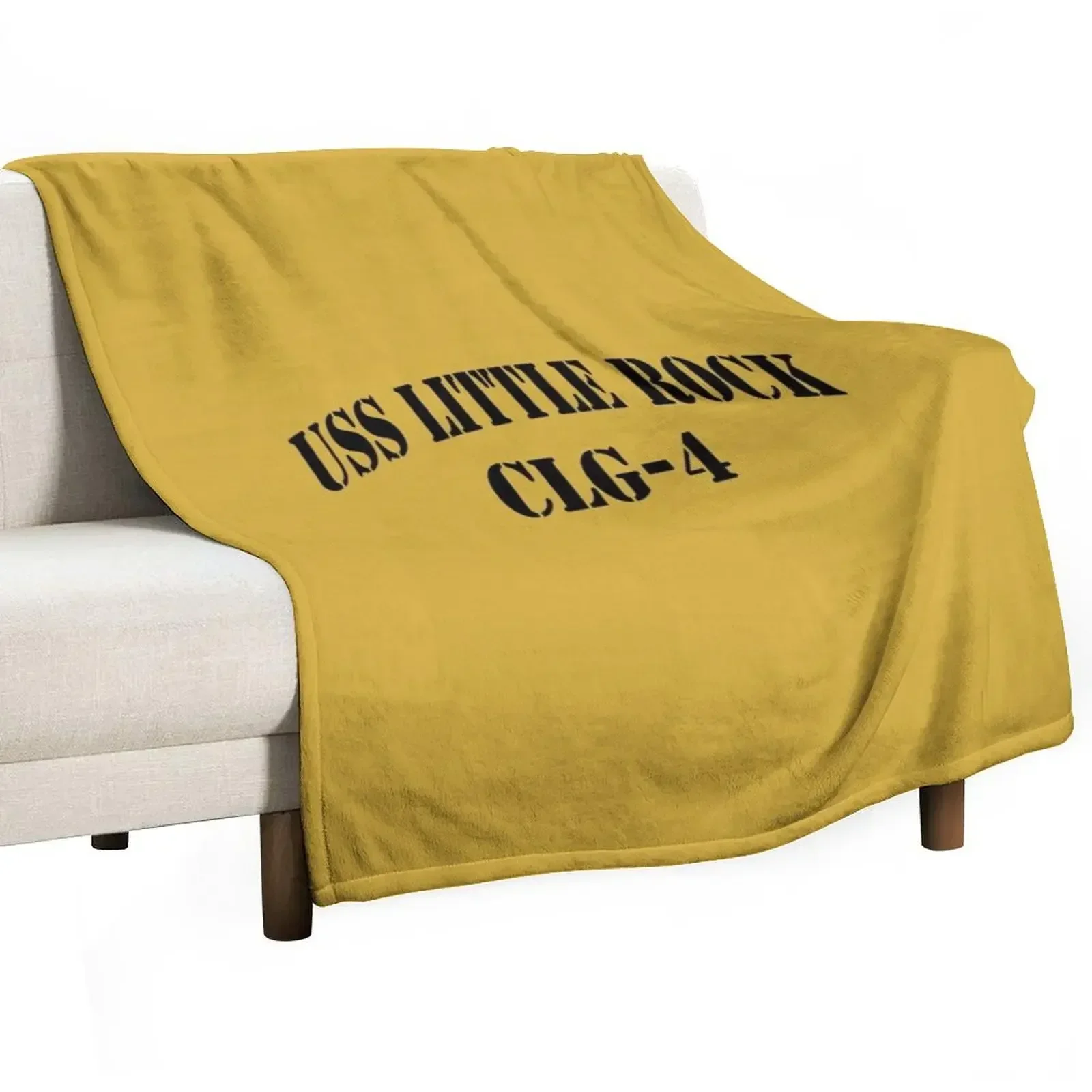 USS LITTLE ROCK (CLG-4) SHIP'S STORE Throw Blanket sofa bed Soft Plaid Blankets