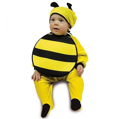 Baby Boy bee costume hat and apron set