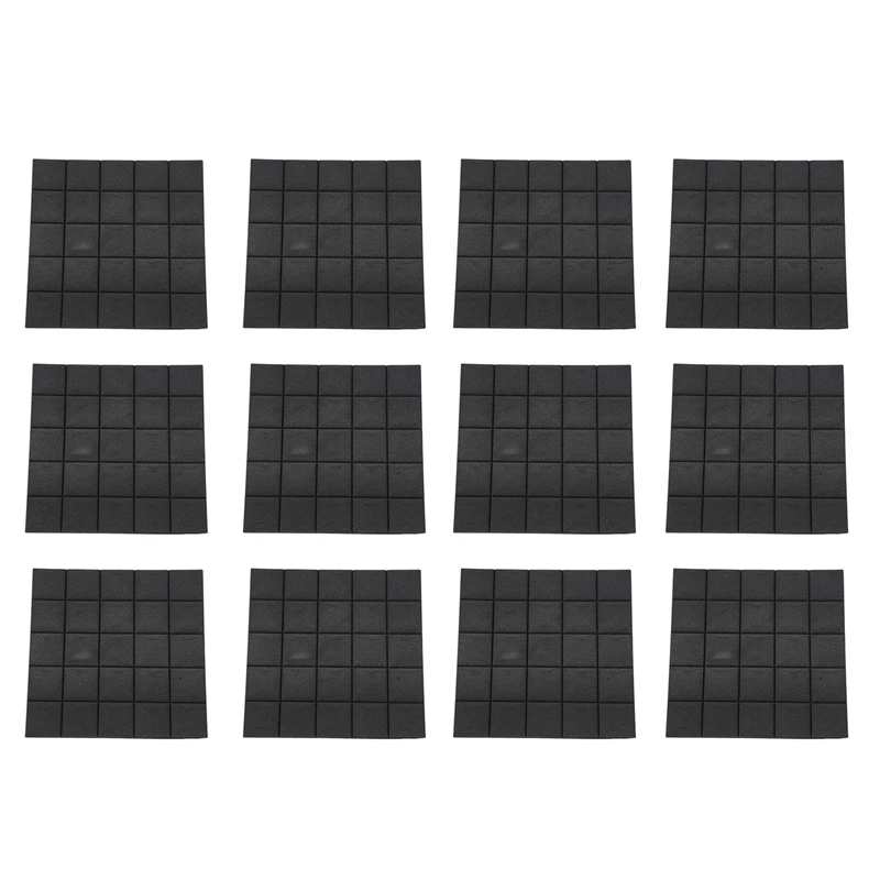 12 Pack Sound Proof Foam Panels Acoustic Foam Panels 1.2X20x20inch For Recording Studio, Game Room, Bedroom