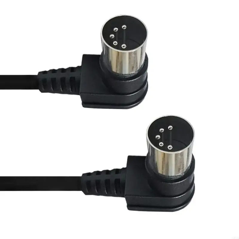 G8TA 90 درجة الكوع MIDI Cable DIN5P رؤوس مزدوجة سلك التمديد 1M 1.5M 3METER