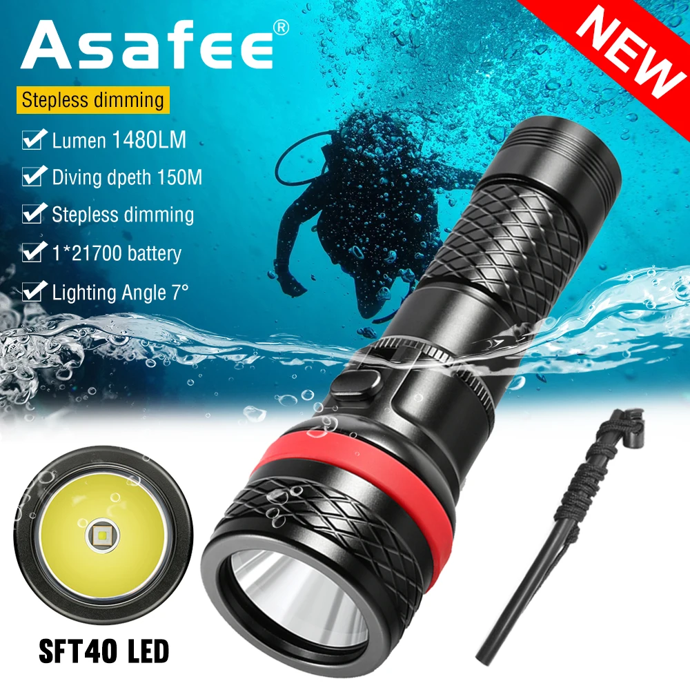 asafee-d18-new-diving-light-stepless-dimming-scuba-flashlight-underwater-rechargeable-fishing-waterproof-torch-for-diving