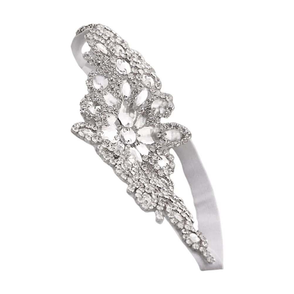 

Rhinestone Headband Beautiful Bride Headdress Wedding Hair Accessories Glass Rhinestones Decorations For Women Parties Dances