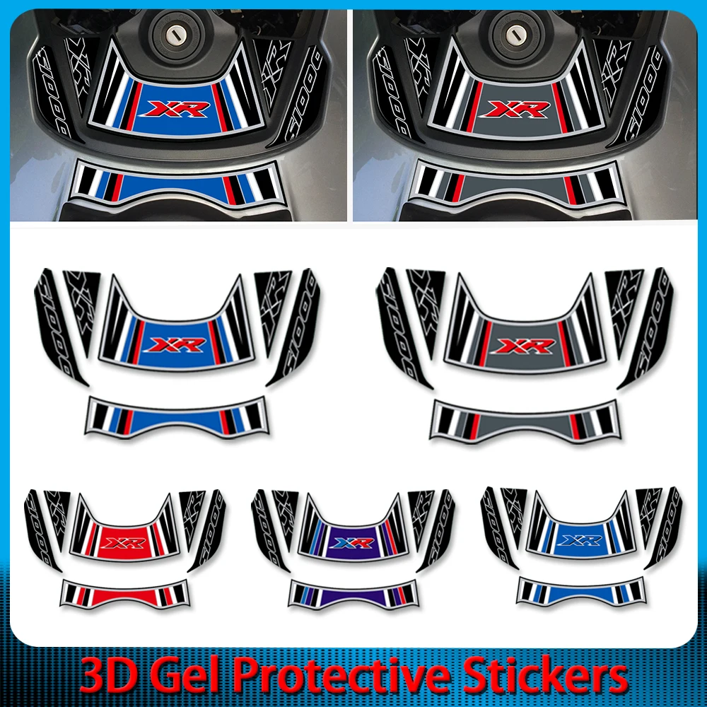 

Motorcycle 3D Gel HD Paint Protection Stickers Fuel Tank Decals For S1000XR S1000 XR 2015 2016 2017 2018 2019