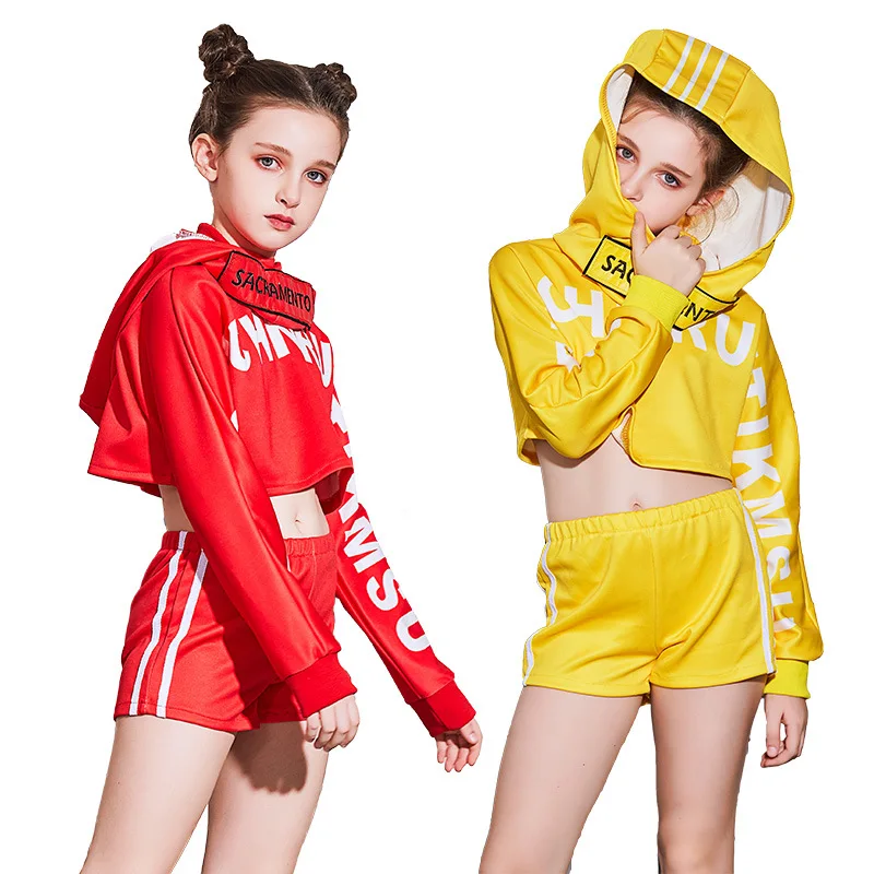 Nuevo conjunto de traje de baile callejero para hip-hop baile de jazz trajes de desfile de moda para baile masculino y femenino