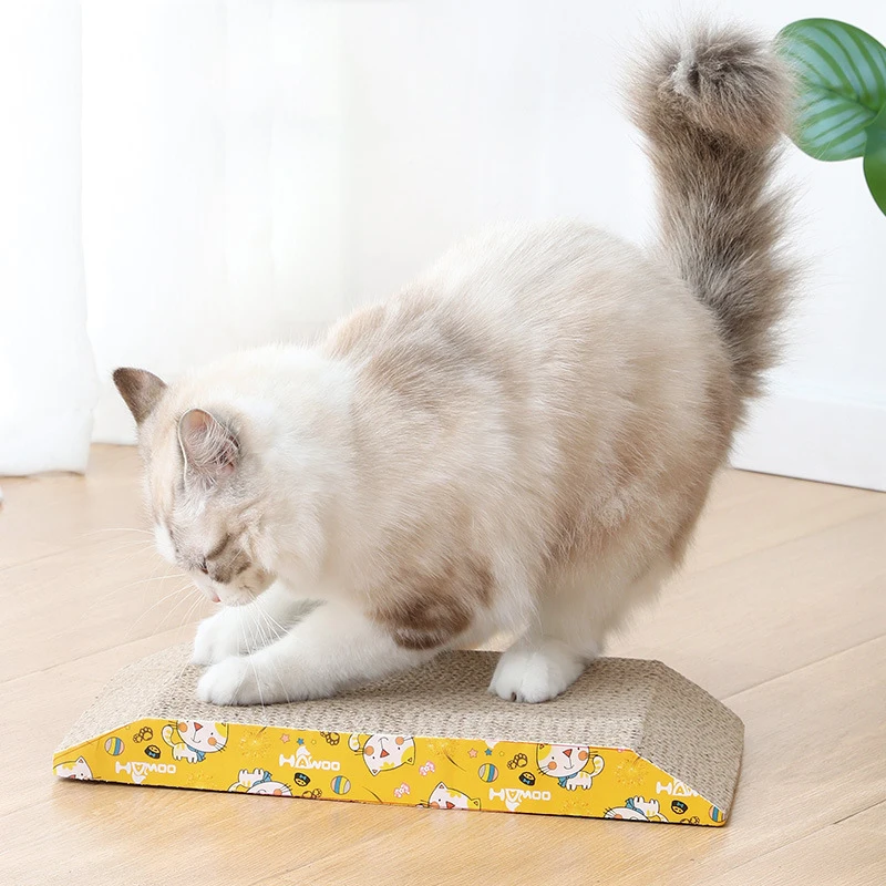 Creative Cat Scratching Board Pad Corrugated Scratching Board Cardboard Toys Catnip Furniture Protector