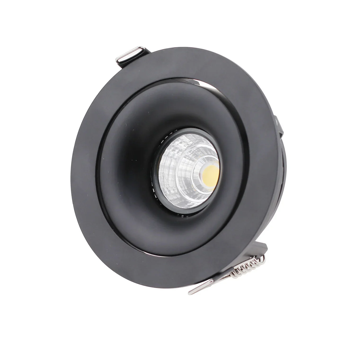 Structural Disabilities Round Style GU10 Downlight Holder MR16 Lamp Fitting Recessed Ceiling Spot Light Frame for Home Decor