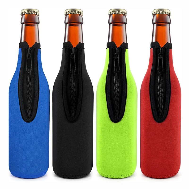 Anti-Fall Beer Bottle Cover Wine Bottle Freezer Bag Portable Cooler Wine-Bottle Bag Protect Insulated Cover Beer Cooling Cover