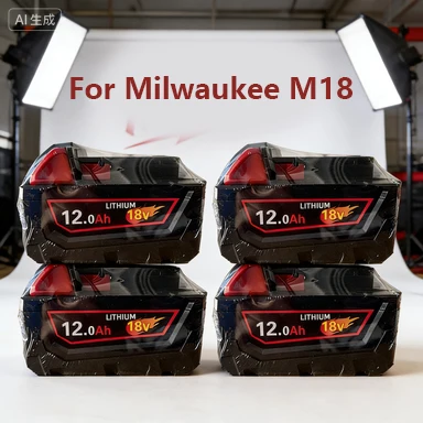 

Литий-ионный аккумулятор 18В XC для беспроводных электроинструментов Milwaukee M18, совместим с 48-11-1815, 48-11-1850, 48-11-1860, 2604-20