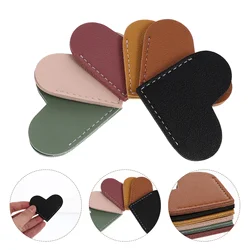 6 Pcs Heart Shape Bookmark Bookmarks PU Pages Marker for Kids Separator Books Magnetic Teacher Corner Gift Child