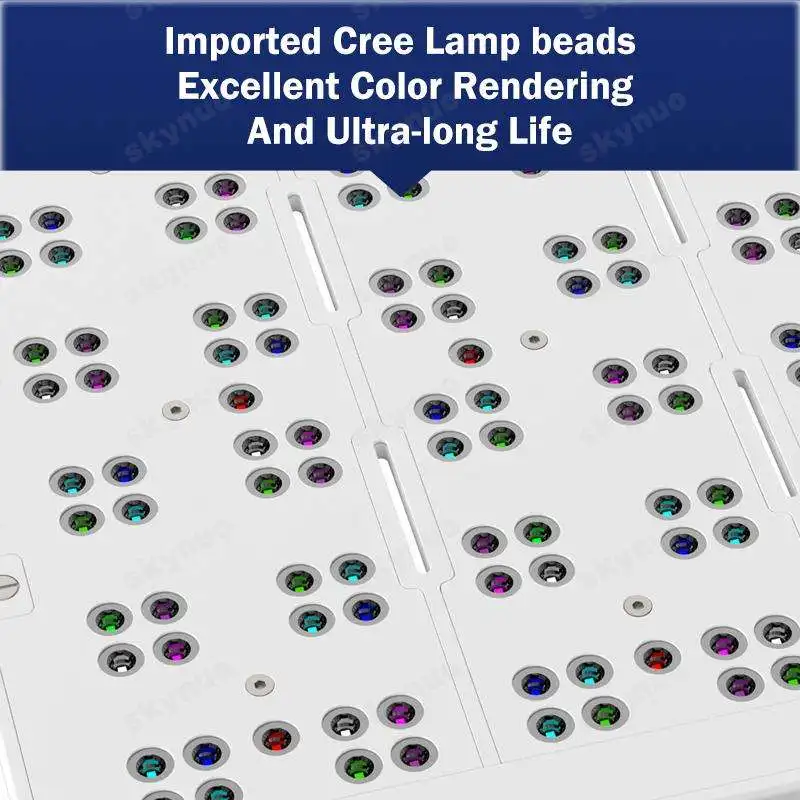 TLF KASSRAY الراقية T169 التغطية الكاملة 169 واط لوحة مسطحة الشعاب المرجانية ضوء كري الخرز الألومنيوم الجسم ميانويل الطاقة لأسماك الشعاب المرجانية البحرية