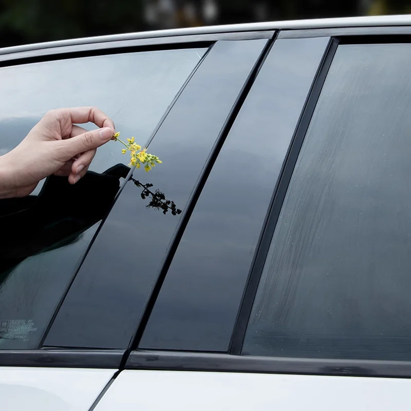 ل GAC Aion i60 2025 ~ 2027 2026 نافذة السيارة B-C عمود ملصق مائي العمود ملصق المضادة للخدش حماية تعديل الملحقات #4