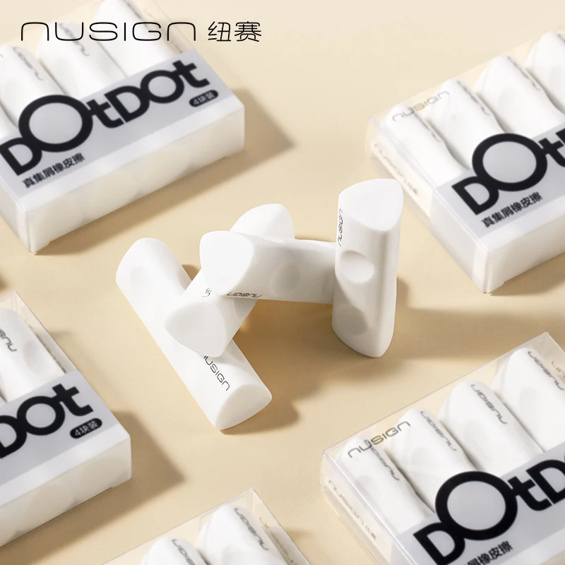 

Deli 4pcs Wooden Pencils/Mechanical Pencils Eraser Rubber School&Office&Art Supplies Writing Drawing Erasers Stationery Gift