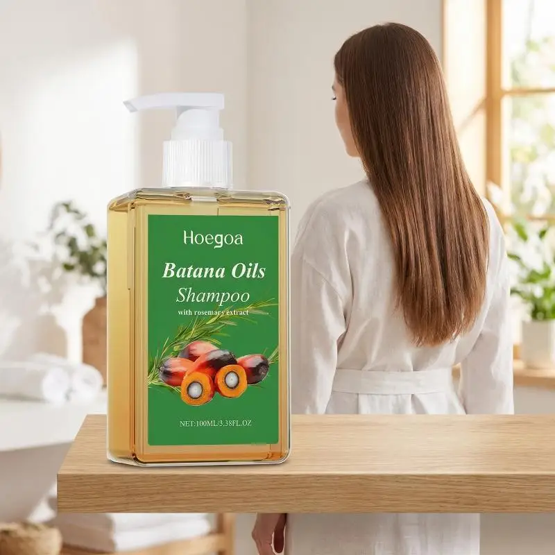 

Шампунь с маслом батаны для укрепления волос, против выпадения, восстановления поврежденных и секущихся волос, очищения кожи головы, контроля перхоти и стимуляции роста волос