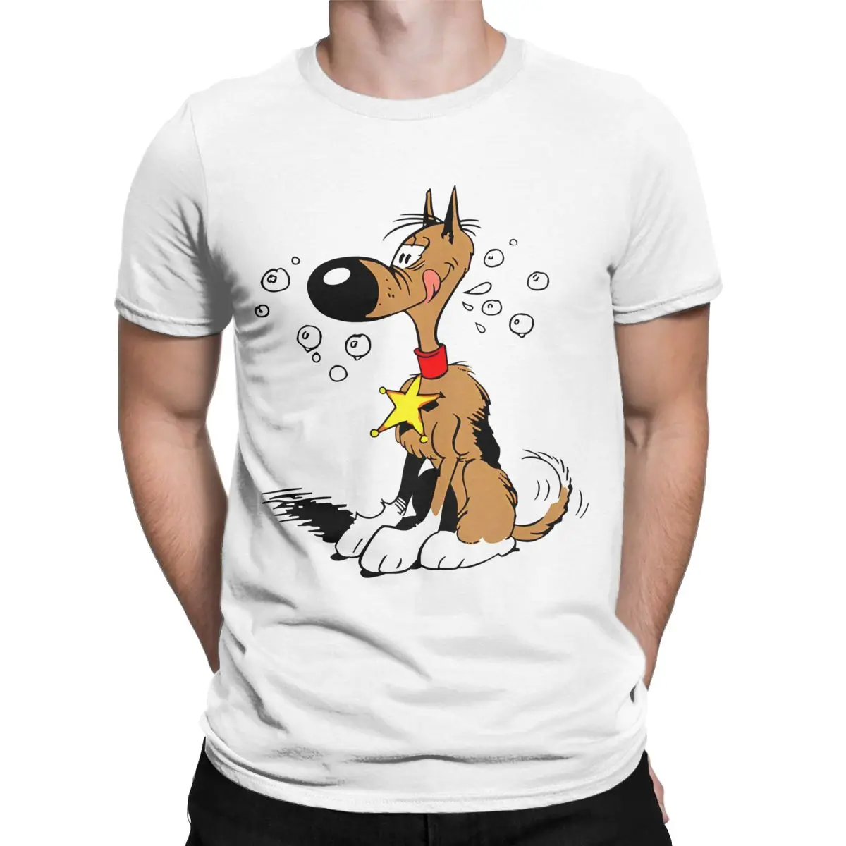 Creative Rantanplan Dog The Daltons Lucky Luke T Shirt Men Women Pure Cotton Tee Shirt Gift Idea Clothing