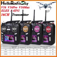 HelloRadio V16 PRO MAX Transmitter ELRS 4in1 2.4GHz Left Hand Throttle Remote Control for Airplane FPV Racing Drone Aircraft