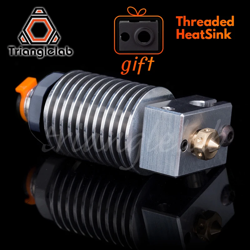 C V6 Gwintowany radiator v6 hotend zdalny Bowen print J-head Hotend blok grzejny przerwa cieplna dla HOTEND dla wytłaczarki tatan PT100