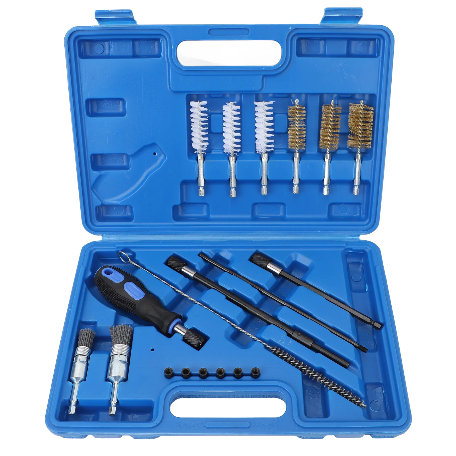 Diesel Injector Seat Bore Cleaning Brush Engine Injectors Cleaner Kit Rust Resistant Universal Fit High Hardness for Vehicle