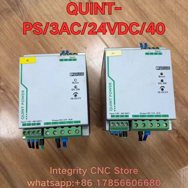 Second-hand QUINT-PS/3AC/24VDC/40 PLC module function test is normal 2866802