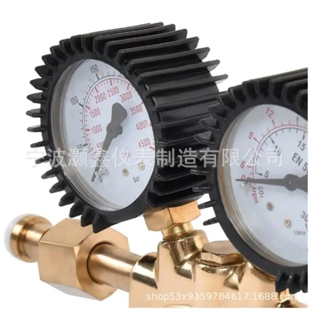 Argon/CO2 All Copper European Argon Aas Meter Carbon Dioxide Meter Pressure Reducer Argon Arc Welding Machine Pressure Reducer