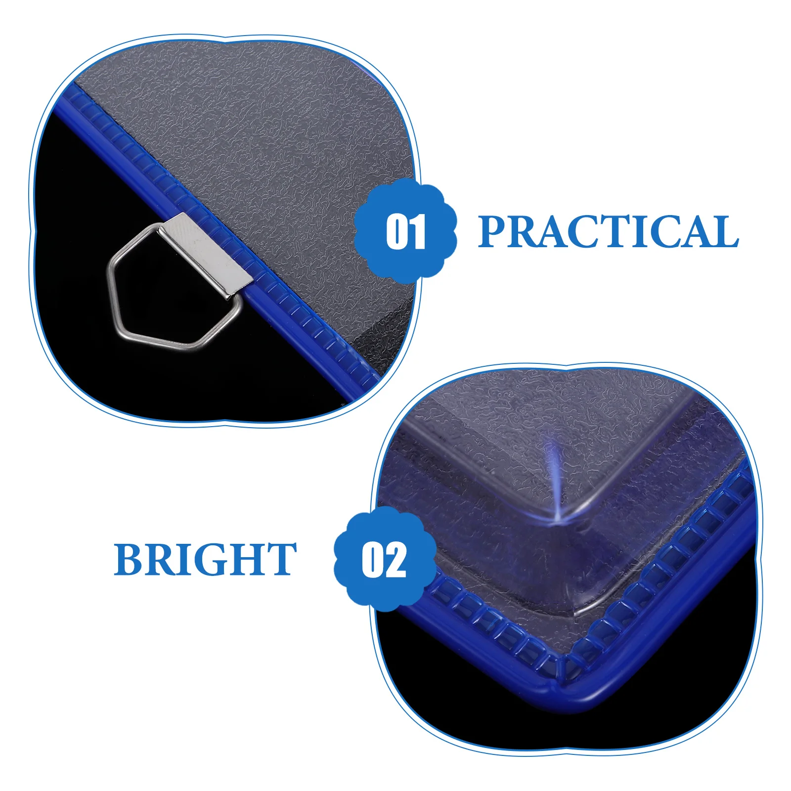 Organizzatore di file sospeso Borsa portaoggetti per documenti in plastica trasparente per cartella a parete per ufficio domestico Custodia per fogli economici