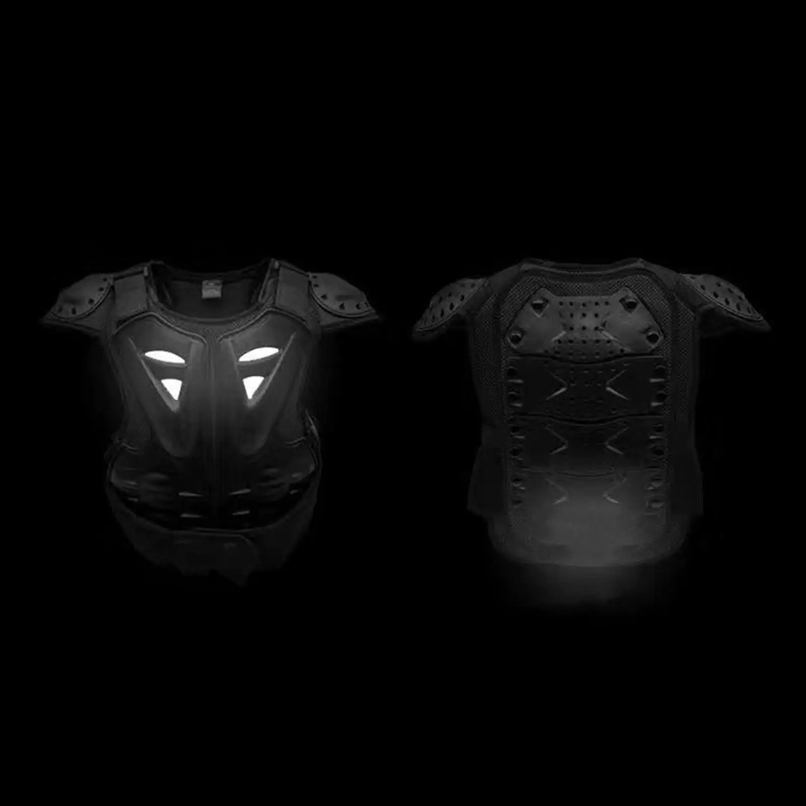 

Kids Motorcycle Armor Knee Pads Elbow Pads Suit Motocross Armor Vest Reflective Shockproof Dirt Bike Gear for Skiing Cycling