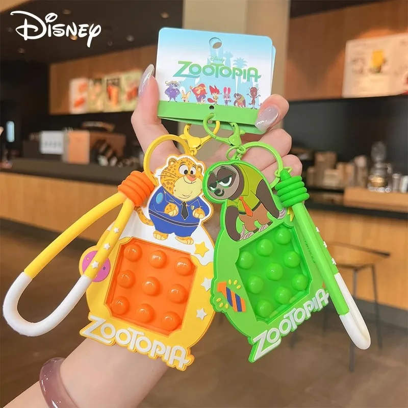 ديزني زوتوبيا المفاتيح نيك وايلد ، جوديث لافيرن هوبس للعصر الكرتون لطيف على ظهره سحر الإبداعية حفلة هدية عيد ميلاد